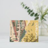 リュブリャナ城 ポストカード (スタンド正面)