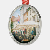 リュブリャナ都市景観 メタルオーナメント (左)