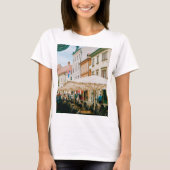 リュブリャナ都市景観 Tシャツ (正面)