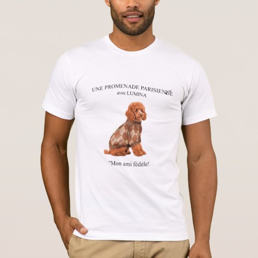 リュミナと一緒にパリ散歩 | Tシャツチーイー Tシャツ (正面)