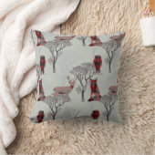 リュンバージャックウッドランド動物パーソナライズされた用保護具 クッション (ブランケット)