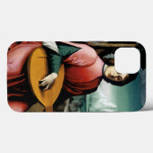 リュートのある若者のポートレート Case-Mate iPhoneケース (裏面 (横))