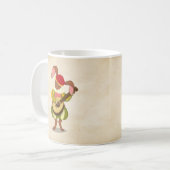 リュート付きハレ中世六律 コーヒーマグカップ (正面左)