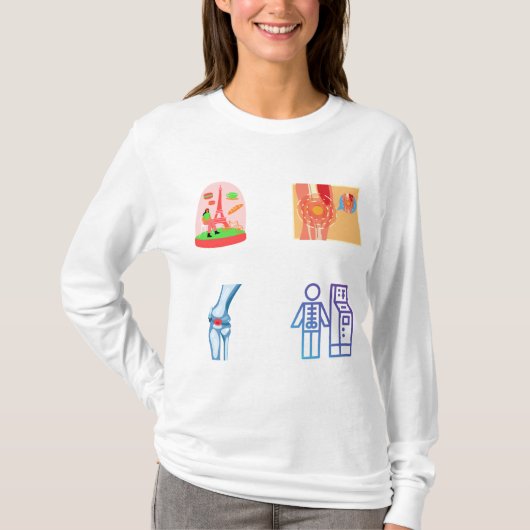 リューマトロジーナースステッカーパックリューマトロジーNur Tシャツ (正面)