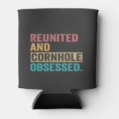 リユナイテッドとコーンホール取り付けおもしろいヴィンテージレトロ 缶クーラー (正面)