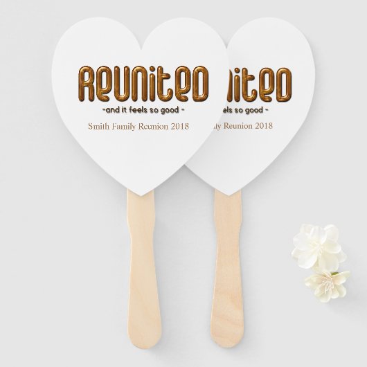 リユナイテッドカスタム懇親会ファン ハンドファン (正面&裏面)