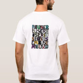 リユーザ文字 Tシャツ (裏面)