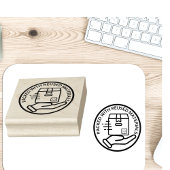 リユース材で包装されたエコフレンドリー ラバースタンプ