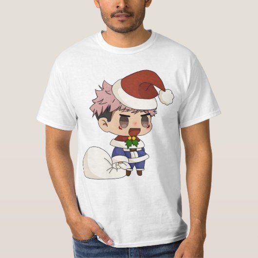 リョウメンスクナクリスマス Tシャツ (正面)