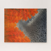 リョコウバト秋の空中光景 ジグソーパズル (横)