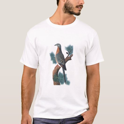 リョコウバト- Ectopistesのmigratorius Tシャツ (正面)