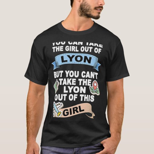 リヨンからリロケーションへリヨンから来た少女 Tシャツ (正面)