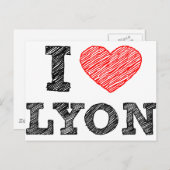 リヨンが大好き ポストカード (正面/裏面)
