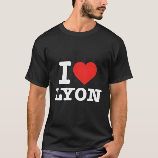 リヨンが大好き Tシャツ (正面)
