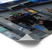 リヨンのガール。フランス，パリ ポスター (角)