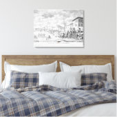 リヨンの絹の労働者の反乱 キャンバスプリント (インサイチュ (寝室))