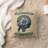 リヨンクランバッジ&タータンチェックティスル装飾用クッション クッション (ブランケット)