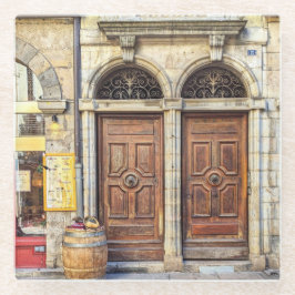 リヨンドアズコースター ガラスコースター