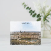 リヨンフランスパノラマビュー ポストカード (スタンド正面)