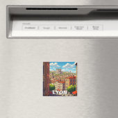 リヨンフランス大聖旅行 マグネット (インサイチュ (食洗機))