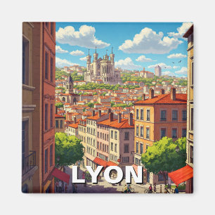 リヨンフランス大聖旅行 マグネット