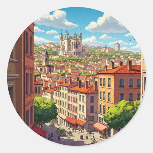 リヨンフランス大聖旅行 ラウンドシール (正面)