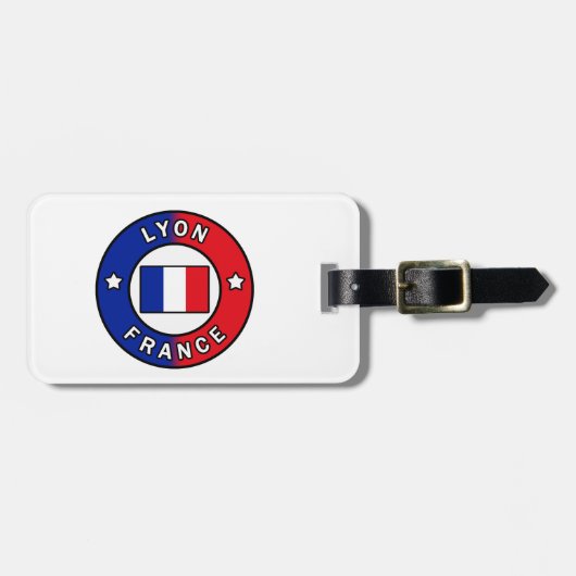 リヨンフランス ラゲッジタグ (正面横)