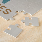 リヨンヴィンテージ絵画のフランスポスター ジグソーパズル (側面)