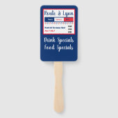 リヨン世界への女子サッカーの道パーティーロゴ ハンドファン (裏面)