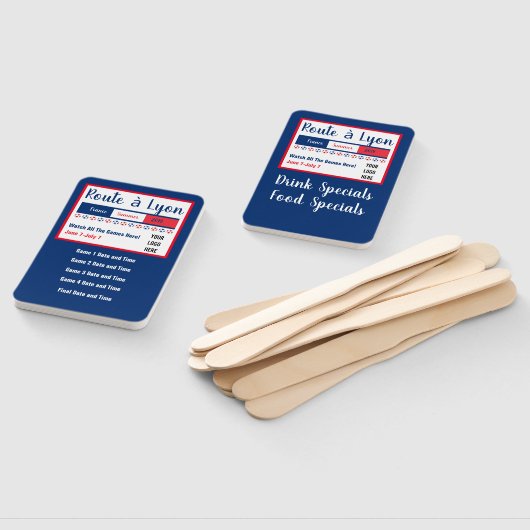 リヨン世界への女子サッカーの道パーティーロゴ ハンドファン (組立なし)