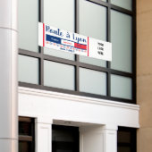 リヨン世界への女子サッカーの道パーティーロゴ 横断幕 (ビルの外側)