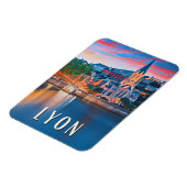 リヨン写真ヴィンテージ マグネット (左側)