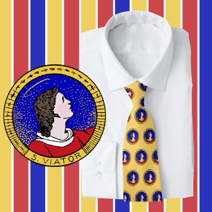 リヨン・ザ・カテキストの聖ビエーターのラウンドデル(LD 01) ネクタイ