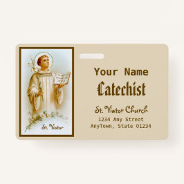 リヨン・ザ・カテキストの聖ビエーター(BF 02) バッジ