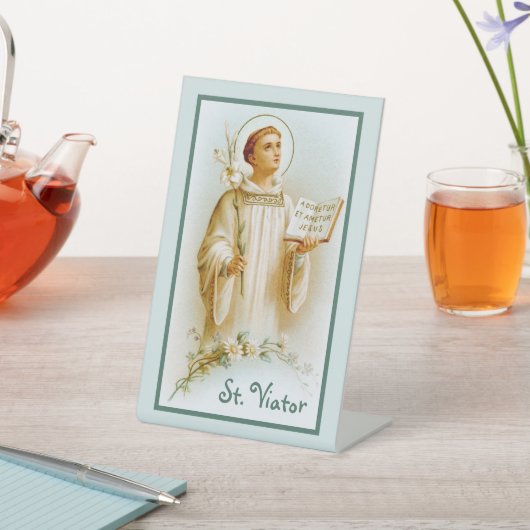 リヨン・ザ・カテキストの聖ビエーター(BF 02) 台座サイン (インサイチュ)