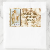 リヨン・ザ・カテキストの聖ビエーター(BF 02) 長方形シール (バッグ)