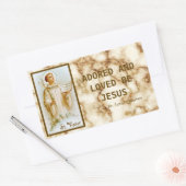 リヨン・ザ・カテキストの聖ビエーター(BF 02) 長方形シール (封筒)