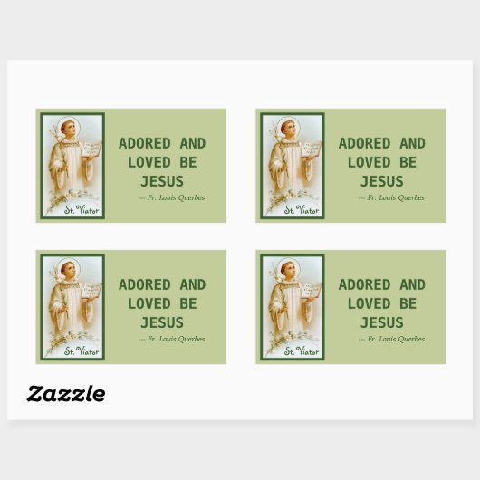 リヨン・ザ・カテキストの聖ビエーター(BF 02) 長方形シール (シート)