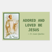 リヨン・ザ・カテキストの聖ビエーター(BF 02) 長方形シール (正面)