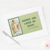 リヨン・ザ・カテキストの聖ビエーター(BF 02) 長方形シール (封筒)