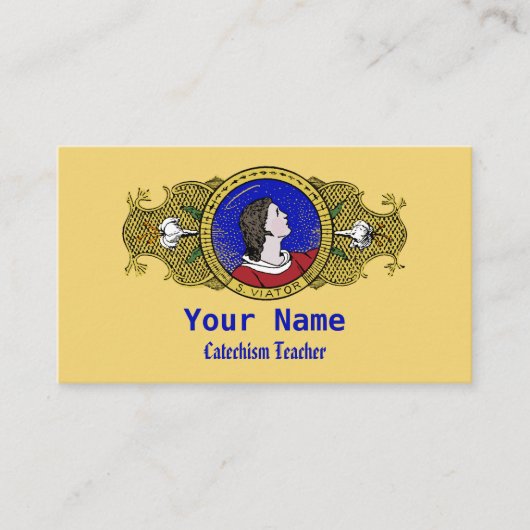 リヨン・ザ・カテキストの聖ビエーター(LD 001) 名刺 (正面)