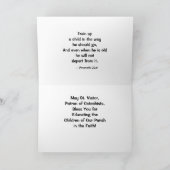 リヨン・ザ・カテキスト(LD 001)カードのSt. Viator カード (内部)