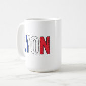 リヨン・フランスが大好き コーヒーマグカップ (正面左)