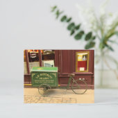 リヨン、フランスのはがき。自転車、コブル通り ポストカード (スタンド正面)