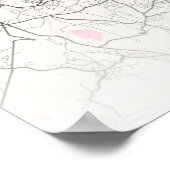 リヨン – フランスナポリタンシティマップ ポスター (角)