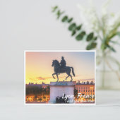 リヨン・フランス像 ポストカード (スタンド正面)