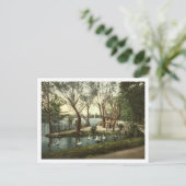 リヨン，フランス，パルク・デ・ラ・テドール ポストカード (スタンド正面)