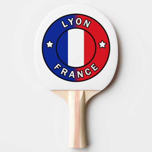 リヨン フランス 卓球ラケット (正面)