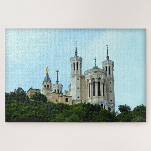 リヨンFrance Basilica - 20x30 - 1014台。 ジグソーパズル (横)