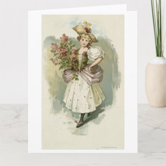 リラの少女、ルイス・プラング サンキューカード (正面)